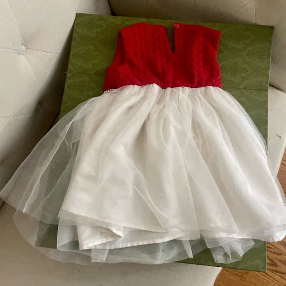 2-Piece Toddler Girl Coat & Dress Christmas or Winter Wedding Outfit 4T - Picture 2 of 7